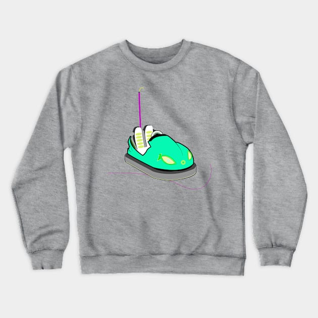 green car Crewneck Sweatshirt by momomoma